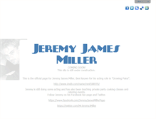 Tablet Screenshot of jeremyjamesmiller.com